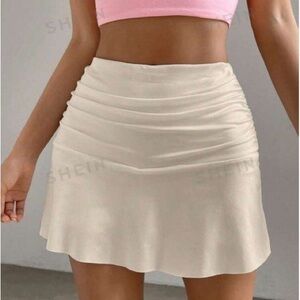 NWT Shein EZWear Ruched Skort Sz S